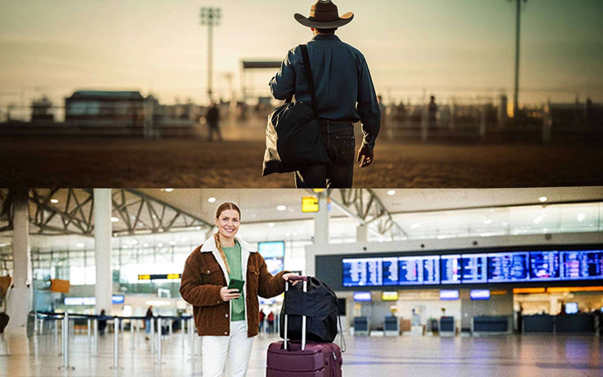 From ranch sunset to airport terminal — travelling with the Mavericrest case